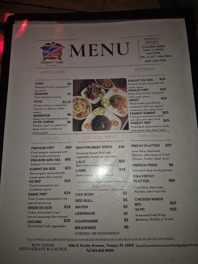 Bon Zanmi Restaurant